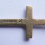 Vintage Solid 9ct Yellow Gold 375 Crucifix Cross Pendant 1,3g Image 5