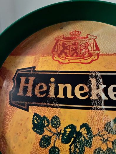 Vintage Heineken Metal Tray