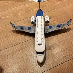Two lego airplains