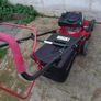 Almost new self drive lawnmower with Honda engine Loncin, which starts half pull. Image 6