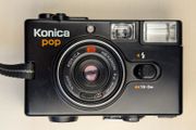 Konica Pop 35mm Point &amp; Shoot with SHARP Hexanon Lens. Fully Tested