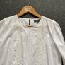 Crisp white cotton top size12 Image 3