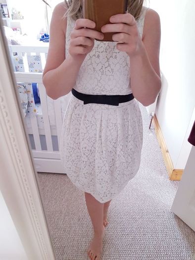 Off White Mini Dress - Size 6-8