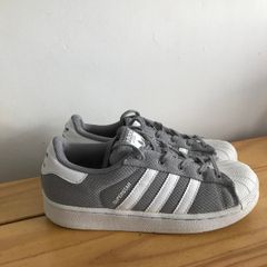 Grey adidas superstar