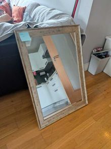 Large Framed Mirror in Good Condition
