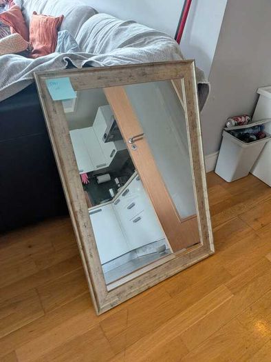 Large Framed Mirror in Good Condition
