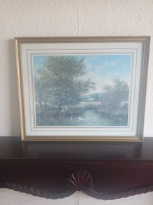 Vintage Gilt Framed Print by Maxwell Parson