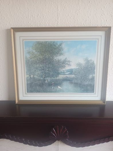 Vintage Gilt Framed Print by Maxwell Parson