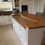 Entire Kitchen for sale solid cherry wood farrow & ball & granite work top Image 2