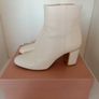 Sezane Leather Ankle Boots - Size 7 - WORN ONCE - Original Box Image 3