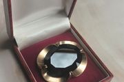 Large beautiful brooch, Irish made, D18 post 6e, with box
