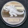 Niue 2 Dollar Godzilla 2021 silver .999  1 oz silver coin Image 3