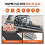 Portable Wheelchair Ramp, 152 cm 363 kg Capacity, Non-Slip Aluminum Folding Threshold Ramp, Foldable Mobility Scooter Ramp Wheel Chair Ramp, Handicap Ramp for Home Steps, Stairs, Doorways, Curbs Image 3