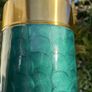 Wine Cooler, Gold Colour Stainless Steel & Green Enamel Image 3