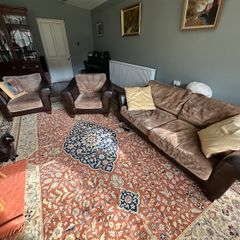 3 Piece Leather Suite
