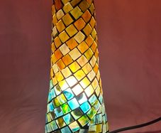 mosaic glass lamp