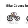 Outdoor Bike Storage Tent 210D Oxford Waterproof Bicycle Shed for 2-3 Bikes Image 4