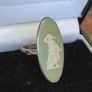 Wedgwood cameo silver ring Image 3