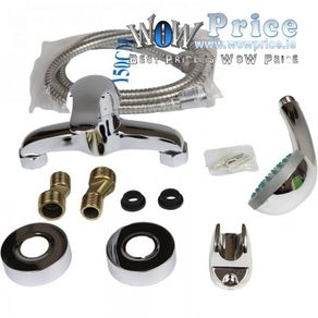 36511 Modern Chrome Mixer Hand Held Shower Head Bathroom Tap