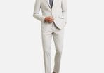 Kenneth Cole New York Two Button Suit, Slim Fit Icy Gray