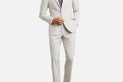 Kenneth Cole New York Two Button Suit, Slim Fit Icy Gray