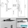 Concealed Shower Mixer With 40cm Shower Head Image 3