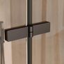 Pixa Black Shower Enclosure 120x90x195cm Image 3