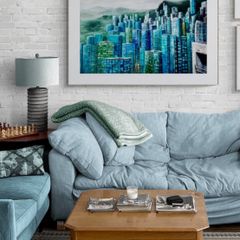Acrylic Painting / cityscape / contemporary art  / wall art