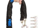 Heavy Duty Motorbike Lock with Padlock | 6mm x 1.2m | Motorcycle &amp; Scooter Lock with Security Chain | 2m Bike Locks High Security | Strong Chain &amp; Locking Padlock (6mm Dia x 1200mm Length)