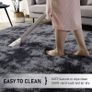 MULTIPLE SIZES/COLOURS AVAILABLE Rug For Living Room Bedroom Soft Shaggy Tie Dye Area Rugs Plush Fluffy Non Slip Living Room Rug Indoor Home Kidsroom Decor Carpet (DarkGrey, 120x160cm) Image 3