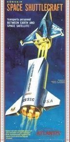 Atlantis Models 1/150 Convair Space Shuttlecraft (Formerly Revell) Plastic Model kit