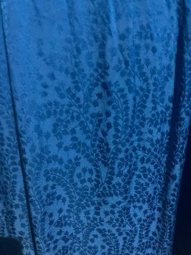 Blue midi dress