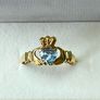 9ct yellow gold claddagh ring Image 2