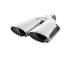 Brand New Double exhaust trim tailpipe exhaust universal muffler