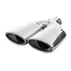 Brand New Double exhaust trim tailpipe exhaust universal muffler