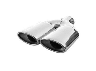 Brand New Double exhaust trim tailpipe exhaust universal muffler