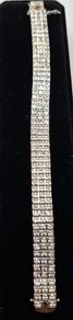 Vintage sterling silver tennis bracelet