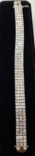 Vintage sterling silver tennis bracelet