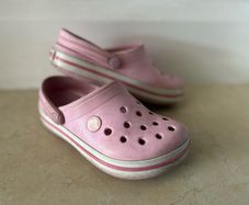 Pink Junior Size 12 Crocs