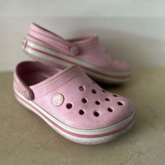 Pink Junior Size 12 Crocs