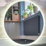 LED Bathroom Mirror 80cm Round Touch Switch Image 2