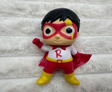 Ryans World Ryan's Special Delivery Vinyl Super Hero Figure White Suit approx. 3 Used Please see photos