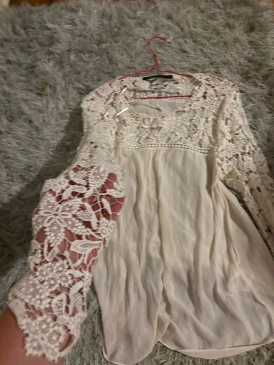 Zara blouse/ L / white