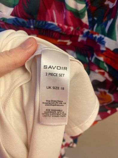 Savoir floral dress and matching bolero (size 18)