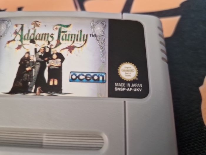 The Addams Family Snes Super Nintendo Arcade Retro Games Original