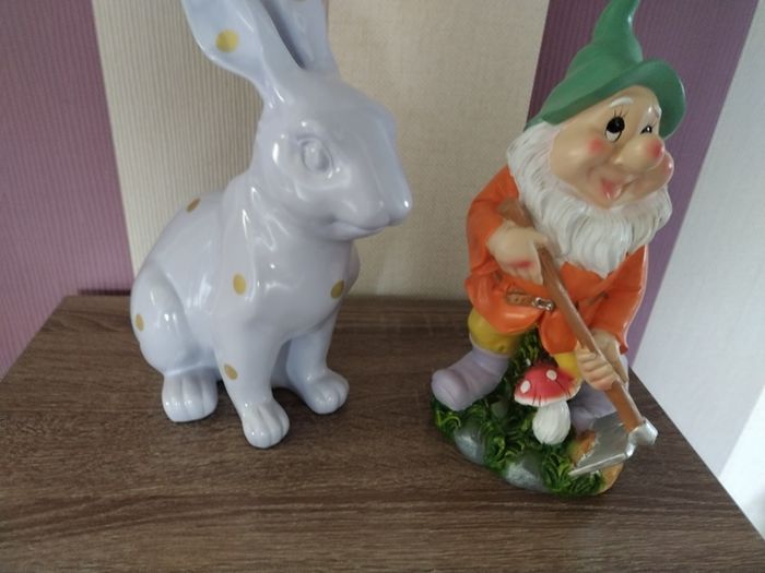 Purple Easter Rabbit Ornament