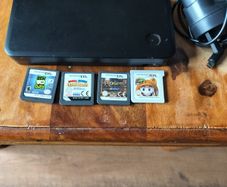 Nintendo DS XL with 4 Games
