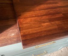 Hardwood worktop
