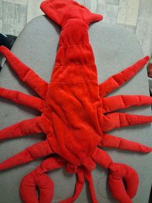 Lovely soft bright red Scorpion Hand Puppet