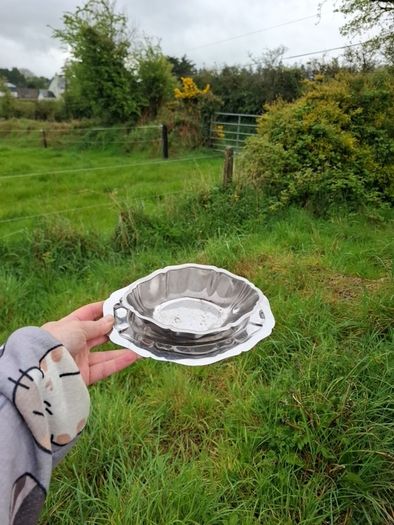 Metallic gravy bowl postage possible